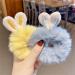 8-Piece Rabbit Ears Plush Hair Ties | Fluffy Elastic Hair Bands for Women & Girls | Perfect Christmas Hair Accessories - Buy Online on GoSupps.com