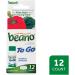 Beano To Go Digestive Enzyme Supplement | Gas Prevention | Gluten-Free | 12 Tablets - Buy Online on GoSupps.com