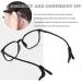 10 Pairs Anti-Slip Glasses Ear Grips - Soft Silicone Holders for Secure Fit | Black Masking Bracket for Eyewear - Buy Online on GoSupps.com