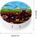 New Retro Video Game Round Case For Contact Lens Kit Storage Box with Mirror Printed - Buy Online on GoSupps.com