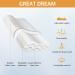 LUXFFY Memory Foam Cervical Contour Pillow - Adjustable Orthopedic Support for Neck & Back - Ideal for Side, Back, and Stomach Sleepers - Buy Online on GoSupps.com