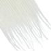 Handmade 24 Inch Thin 0.6cm Synthetic Dreadlock Extensions - 20 Strands Crochet Hair for Hip-Hop Style - Soft Dreads in Two Colors (White) - Buy Online on GoSupps.com