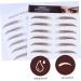 Balacoo 4pcs Eyebrow Stickers Makeup Stickers Hair- Authentic Eyebrows Eyebrow Tool Makeup Tools Cosmetic 4d 1 count (Pack of 1) Brown - Buy Online on GoSupps.com