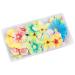 Vanyibro 70Pcs Edible Flower Cupcake Toppers Multicolour Decorations for Girls Women's Baby Shower Birthday Wedding Party Cake Wall D cor