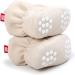 EDOTON Unisex Newborn Winter Boots - Warm Stripe Non-Slip Sole Bootie Sock (Khaki, 12-18 Months) - Buy Online on GoSupps.com