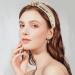TOBATOBA 3 Pack Rhinestone Pearl Beaded Knotted Headbands for Women - Boho Style Wide Turban Headbands with Crystal Detailing - Non-Slip Diamond Beaded Hair Bands - Buy Online on GoSupps.com