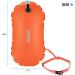 2 Pack JOTO Swim Buoy Float - Safety Float with Adjustable Belt for Open Water Swimming - Ideal for Triathletes, Kayaking, Snorkeling - Small Orange/Neon Yellow - Buy Online on GoSupps.com