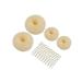 Hair Donut Blonde | Donut for Hair | 4Pcs Donut Bun Makers Hair Donut Bun Ring Style Bun Maker Set with 10Pcs Hair Pins Blonde | Blonde Doughnut Bun Hair Accessories for Girls Kids (Blonde)
