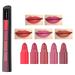 HOUSN Matte Lipstick 5 Colors Lipstick Set Waterproof Matte Velvet Lipstick,Non-Stick Cup,Lip Makeup Gift Box for Girls and Women