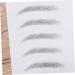 Angoily Artificial Eyebrow 4 Pcs 3d Eyebrow Stickers Makeup Eyebrow Transfer Soap Tin Imitation Eyebrow 6d Template Water Proof - Buy Online on GoSupps.com