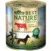 Dehner Best Nature Grain-Free Wet Dog Food for Adults - Beef & Rice with Thistle Oil 6 x 800g Cans (4.8kg) - Premium Nutrition for Dogs - Buy Online on GoSupps.com