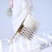 Dervivea Boho Bar Hair Comb Barrette Minimalist Gold Hair Comb Geometry Hair Clip Comb Metal Hair Piece Accessories for Women and Girl Headdress - Buy Online on GoSupps.com