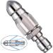 1/4inch Pressure Pipe Cleaning Tool Stainless Steel Sewer Dredger Heavy Duty Drain Flushing Efficiently Remove Blockages Sewer Cleaning Tool - Buy Online on GoSupps.com