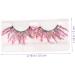 minkissy 5 Pairs Colored False Eyelashes Colored Lashes Colorful Lashes Cosplay Lashes Eyelashes with Color on The End Colorful Eyelashes Fake Eyelashes Chemical Fiber 3d Make up Clothing - Buy Online on GoSupps.com
