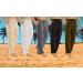 YuKaiChen Men's Casual Beach Pants Drawstring Cotton Linen Yoga Trousers - Fruitgreen - Buy Online on GoSupps.com