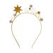 1 Piece Star Headband Colorful Headband Glitter Star Headband Party Headwear Glitter Hair Accessories Women's Hair Accessories Suitable for Birthdays Parties Weddings