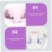 POPETPOP 1pc Nail Art Crystal Cup Glass Container with Lid Nail Powder Dish Nail Monomer Liquid Bowl Glass Nail Dish Transparent Nail Polish Crystal Nail Art Cup White Crystal Cup Bowl Care 5.5x5.5cm Pink - Buy Online on GoSupps.com