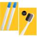 Suicra Ultraica Charcoal Toothbrush - Gentle Soft Manual Toothbrush for Sensitive Teeth & Whitening (Blue) - Buy Online on GoSupps.com