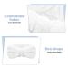 Soft Flannel Spa Headband for Women - Bowknot Hair Band for Makeup, Face Wash, Shower - White Headband - Buy Online on GoSupps.com