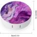Buy Stylish Marble Purple Contact Lens Case - Travel-Friendly Lens Care Box - Buy Online on GoSupps.com
