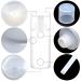 Jiulory Acetone Pump Dispenser 3-Pack 100ml - One-Touch Pump for Nail Polish & Makeup Remover - Buy Online on GoSupps.com