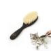 Lucybalu cat brush short hair & long hair |Fellbrush for cats |Katzenkamm for the grooming of cats |Animal hair brush for cats |Cat hair brush with agave fiber bristles & wooden handle vegan Schwarz