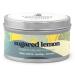 Sugared Lemon Soy Candle | Lemon Verbena Vanilla Scented Candle | Great for Home Office | 100% Natural Soy Wax - 30+ Hour Burn Time | Handcrafted by Garsnett Beacon Candle Co. in The USA