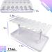 CUGEBANNA Plastic Artist Paint Brush Drying Rack - Holds 14 Brushes Upright | Paint Brush Holder - Buy Online on GoSupps.com