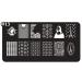 Nail Stamping Printing Plate Image Rectangular Plate Manicure Nail Art DIY Decoration 13