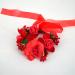 AISI Red Flower Wreath & Bracelet Set | Boho Hair Band & Crown for Wedding & Festival - Buy Online on GoSupps.com