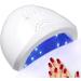 Squado semi-Permanent LED nail stove for manicure and pedicure UV lacquer nail dryer 48 W automatic start sensor with the possibility to set 3 Timer 5S-30S-60s