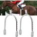 HEEPDD Horse Spurs Chrome Brass Zinc Alloy Spurs Exquisite Pattern Gear Spurs with Crystals for Young Girl(Sliver) - Buy Online on GoSupps.com