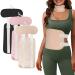 Castor Oil Pack Castor Oil Pack Kit for Waist and Neck Leak-Proof Design Adjustable Size Organic Cotton Flannel Khaki