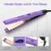 Mnsyflns 2-in-1 Ceramic Hair Straightener & Curler Purple - Lightweight Styler for Women & Girls, Temperature 120-200 - Buy Online on GoSupps.com