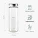 Pureganic Smoothie Glasses with Lid 380 ml - DTO Screw Lid Diam. 58 mm - Glass Water Bottles to Fill - Made in Germany - Set of 6 - Buy Online on GoSupps.com