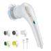 Multifunctional Cleaning Brush with 5 Changing Heads Electric Cleaning Brush USB Charging 360 Vibration Cleaning Scrubber Brush Household Multipurpose Cleaning