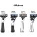 Buy Mingqian Portable Metal Razor with PU Storage Bag - Manual Safety Razor for Mustache Removal | Washable & Removable - Buy Online on GoSupps.com