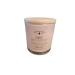 Natural Soy Blend Candle Scented Sweet Bourbon Candle Wooden Wick Light Pink Jar