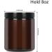 SHiZAK 240ml 8 oz Amber Round Glass Jars with Black Lids Great Perfect for Cosmetics and Face Cream Lotion and Personal Care Products and more (Pack of 12) - Buy Online on GoSupps.com
