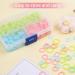 LUNARM 380 Colorful Knitting Stitch Markers Rings Set with Storage Box - 3 Sizes, 3 Colors | Sewing DIY Handcrafts - Buy Online on GoSupps.com