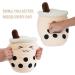 Anboor Bubble Tea Plush Pillow - 35cm Brown Boba Stuffed Toy for Kids | Soft and Cute Gift for Babies, Children | Stuffed Animals Plushies - Buy Online on GoSupps.com