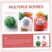 NOLITOY 4pcs Bath Ball Set - Exfoliating Santa Bath Sponge & Loofah for Christmas - Perfect Bathroom Accessory - International Shipping Available - Buy Online on GoSupps.com