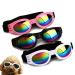 3Pcs Stylish Pet Glasses Cool Dog Sunglasses Dog Doggles Waterproof Windproof Eyewear UV Protection Sunglass for Doggy Puppy