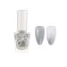 Metal Nail Polish Gel Silvery Glitter Mirror Effect Holographic Quick Dry Nail Gel Varnish Shimmering Metallic Shining Sparkling Long Lasting No Need Cure DIY Nail Art Manicure at Home