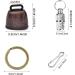 Yitaocity 2Pack Retro Brass Bell Dog Cat Collar Bell Pet Bells Cow Horse Sheep Grazing Copper Bells Cattle Farm Animal Loud Bronze Bell Pet Anti-Theft Bell with Pet Anti- Lost Tags Tubes - Buy Online on GoSupps.com