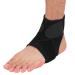Milltrip Ankle Brace for Men & Women Soft Ankle Support Stabilizer Sprain Fracture Recovery Foot Ankle Joint Brace Protector Compression Ankle Wrap Support( size-black) One size Black