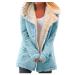 Coat plush jacket hoodie jacket oversize winter coat women hoodie hooded sweater winter color variants transition jacket bladder fleece jacket lined cardigan coat with hooded plush jacket xl blue