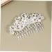 Didiseaon Hair Pearls Hair Claw Clips for Women Pearl Bridal Side Combs Pearl Bridal Comb Womens Hair Clips Wedding Veils Bride Veil Rhinestone Headpiece Hair Ornament Rose Women's Metal Pin - Buy Online on GoSupps.com