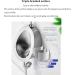L-ROM 304 Stainless Steel Automatic Induction Urinal Wall-Mounted Public Toilet Urinal Contact-Free Toilet Urinal with Flush Valve Flushing Men's Urinal Suitable for Ba - Buy Online on GoSupps.com