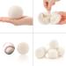 Reusable Wool Dryer Balls for Saves Drying Time White w/Storage Bag Pack of 6 - Buy Online on GoSupps.com